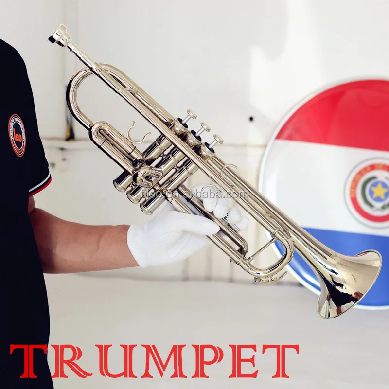 
Brass Wind Instrument, Cheap Student Nickel Trumpet 