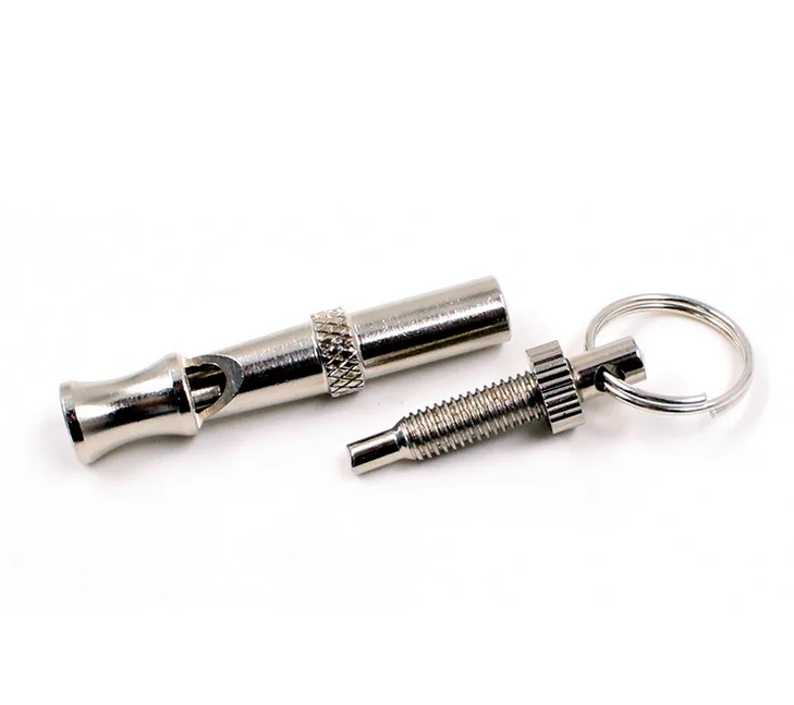 Stainless Steel Pet Dog Whistle Ultrasonic Pet trainer Dog Flute Dog Whistle