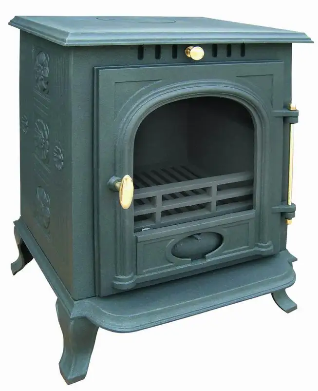 Cast iron fireplace stove wood burning stove