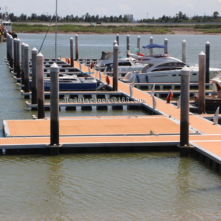 Baolin Pontoon bridge aluminum floating dock marina boat