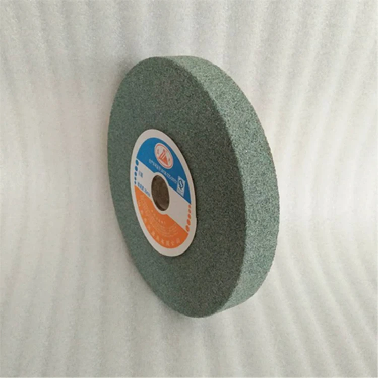 Factory Wholesale 6-Inch Bench Grinding Wheels Green Silicon Carbide GC 80 Grit for Surface Grinding