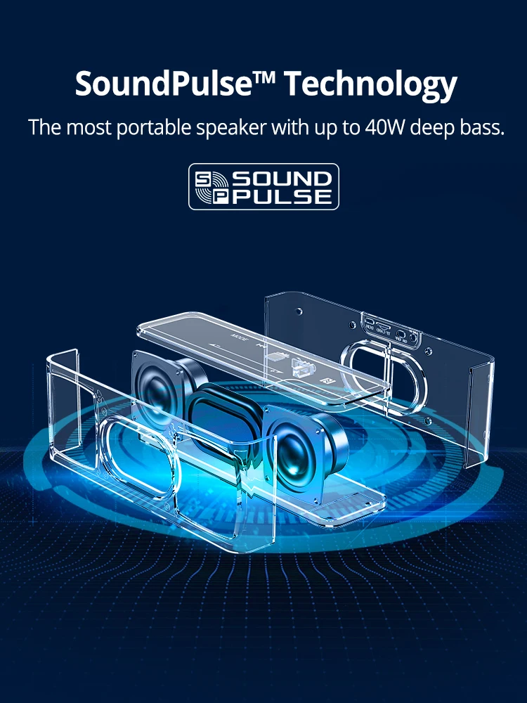 Tronsmart Element Mega BT Speaker Outdoor Portable  3D Digital Sound Wireless Speaker