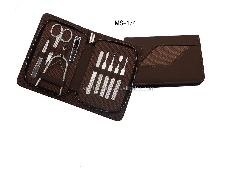 High quality professional suitcase manicure pedicure set