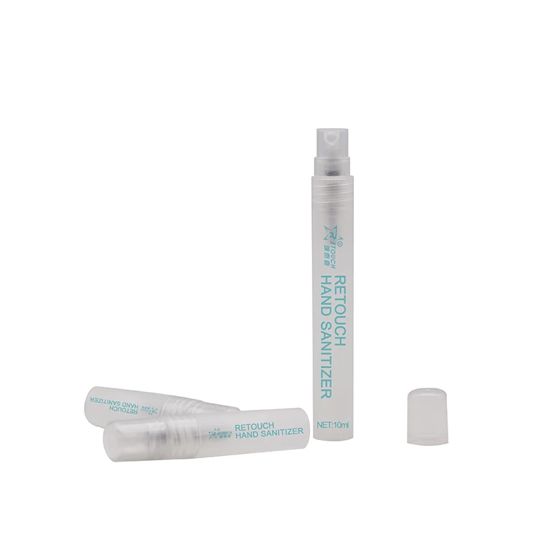 Quick acting hand disinfectant spray