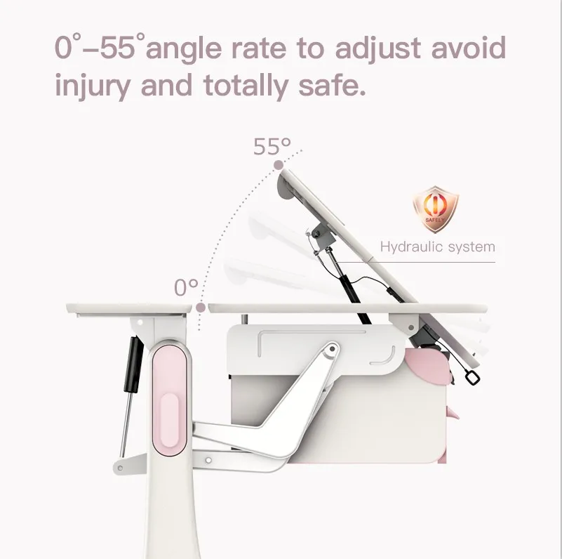 L12a Best size children bedroom furniture wood study table for Kids children study table and chair set