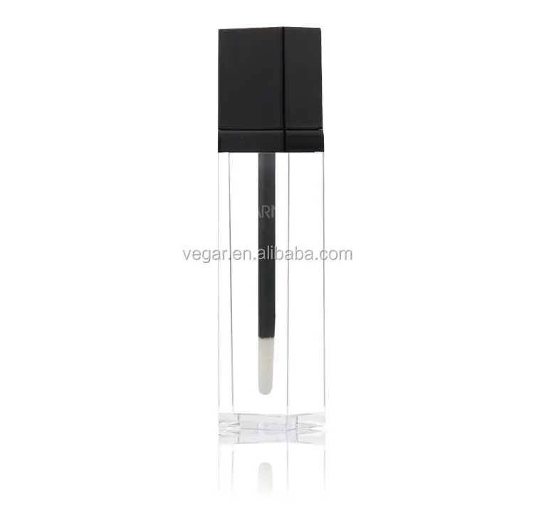custom lip gloss container acrylic square lip gloss bottles liquid lipstick casing