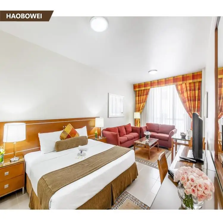 Hotel Interior korean italian classic set bedroom furniture for hotel and apartment