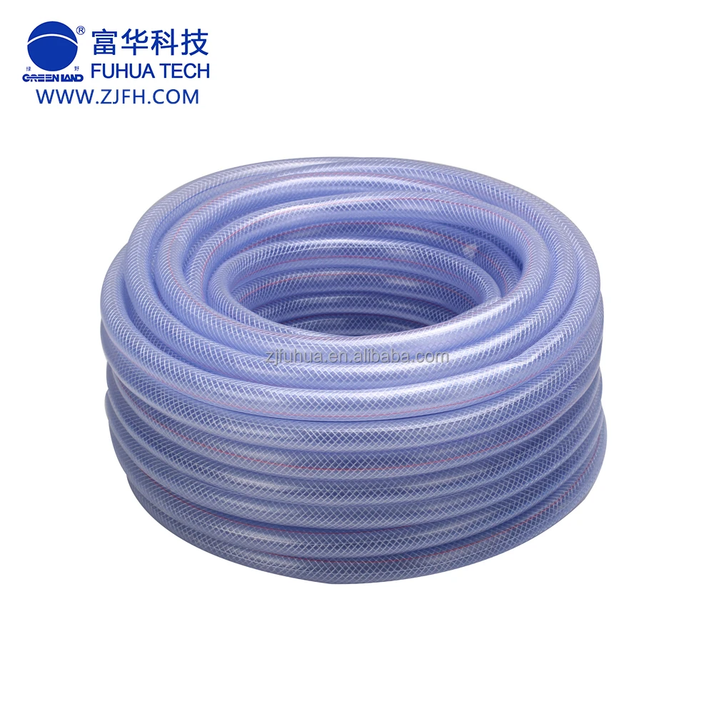 pvc clear hose / garden nylon braided hose / pvc reinforced hose
