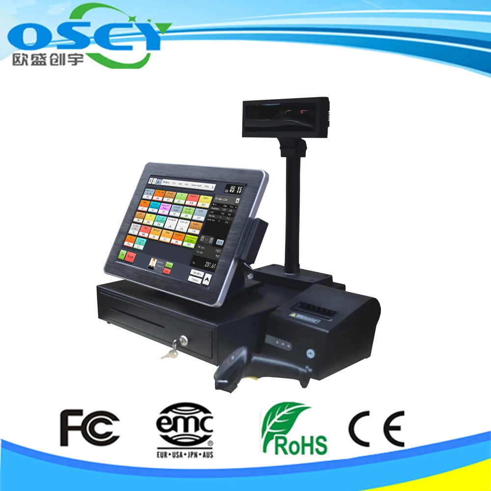 Retailer 15 Inch All-in-one Pc Best all-in-one pc Restaurant Pos