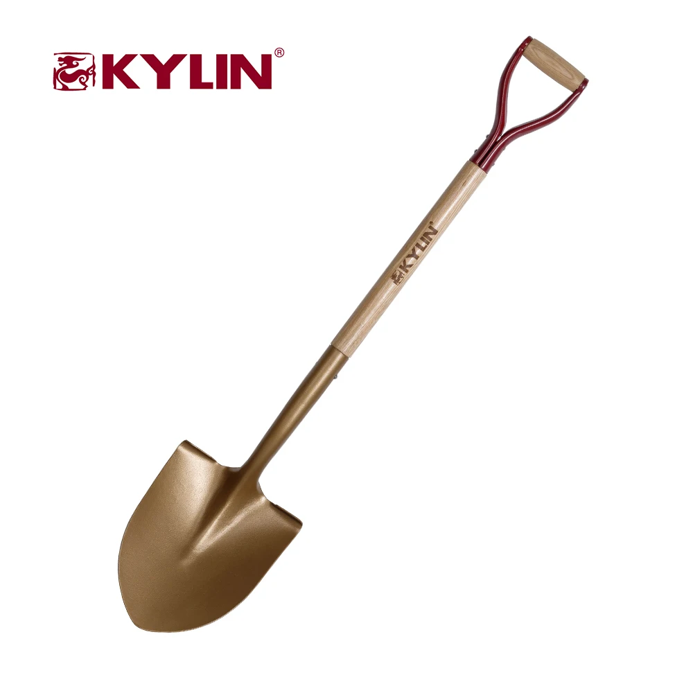 Wholesale Good Price Brazilian Steel Digging Tools Shovel Head Garden Tools Farm Shovel With Long Wooden Handle