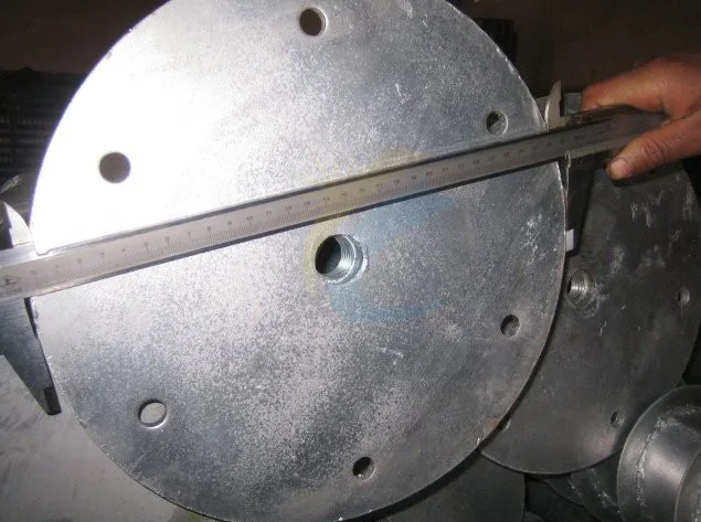 Steel Solar Panels Bracket Ground Screw Steel Pipe Ground Screw Anchor For PV Solar