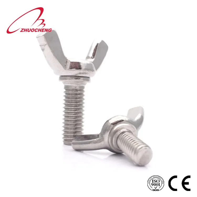 Hot Sale DIN316 Stainless Steel butterfly Wing Bolt