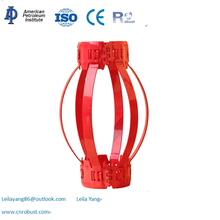 
API 10D oilfield cement tools bow spring/rigid /internal casing centralizer 