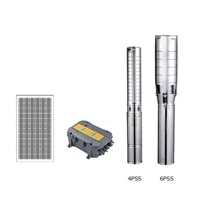wedo 4inch 48v 750w 1hp Stainless Steel  Brushless DC Solar irrigation submersible deep well Water Pump