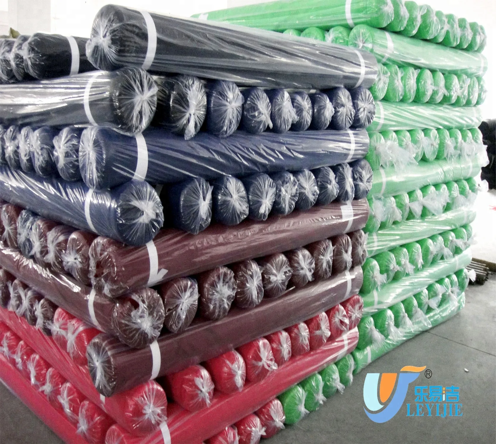 Lowest Price Supplier Disposable 100%Poly Bath Mitt Fabric Rolls Custom Width Polyester Fabric Stock Lot To Tunisian Market