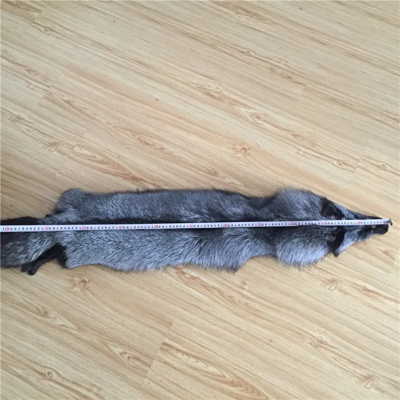 Wholesale natural silver fox skin pelt