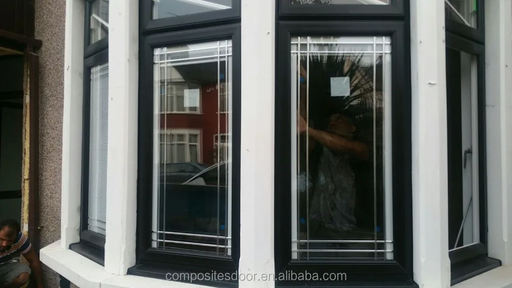 door and aluminum magnetic integrated blinds window