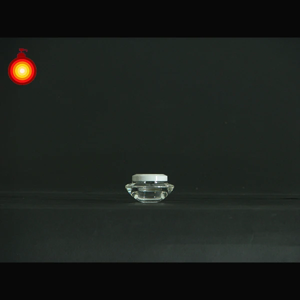 3ml~60ml UFO shape cosmetic container jars for eye cream moisturizer lip balm empty luxury cosmetics jar acrylic jar