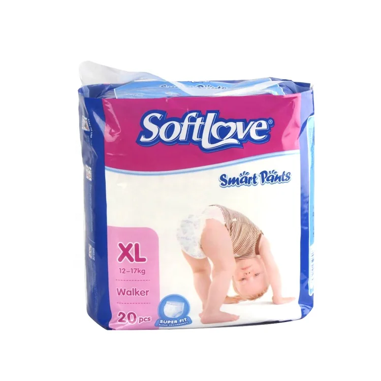 Softlove XL 20 pcs Pampering Disposable Baby Diaper Manufacturer