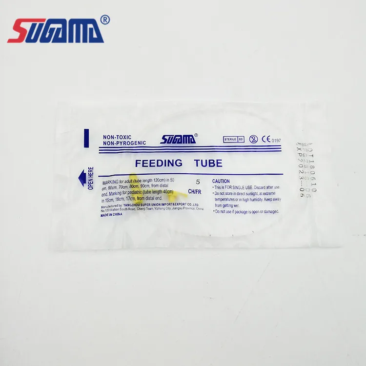 Medical consumable disposable pvc feeding tube