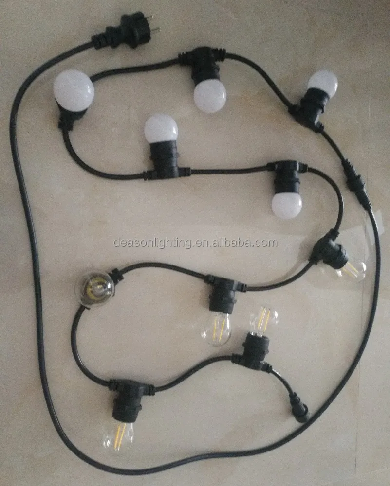 string light e27 outdoor