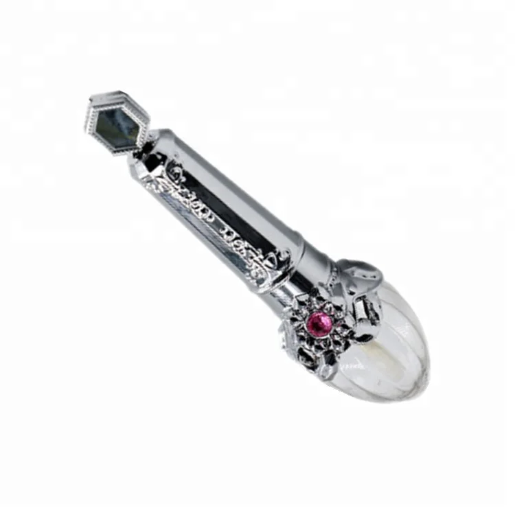 Wholesales silver gold unique polish bottles / 5ml lipgloss tube packaging / DIY lip glaze tube with crown cap for cosmetics