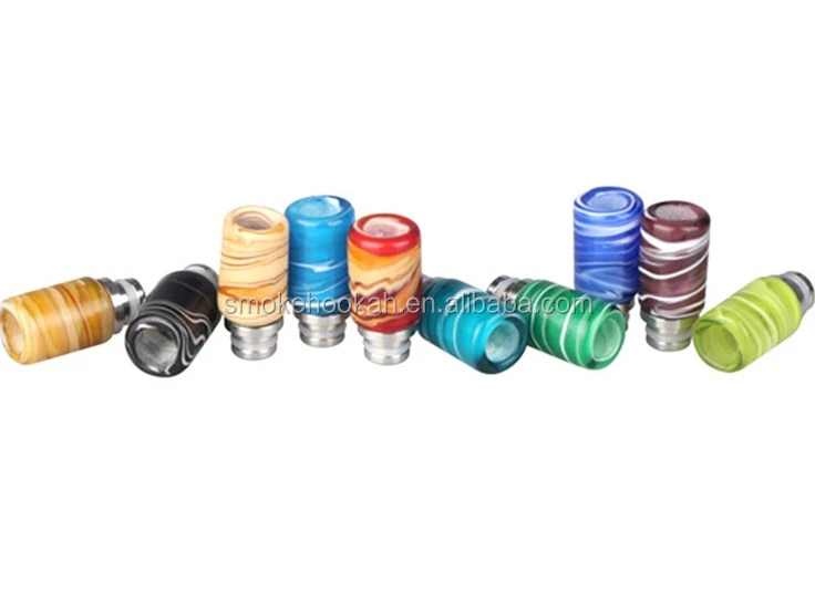 Hottest selling colorful Jade ribbon 510 drip tip
