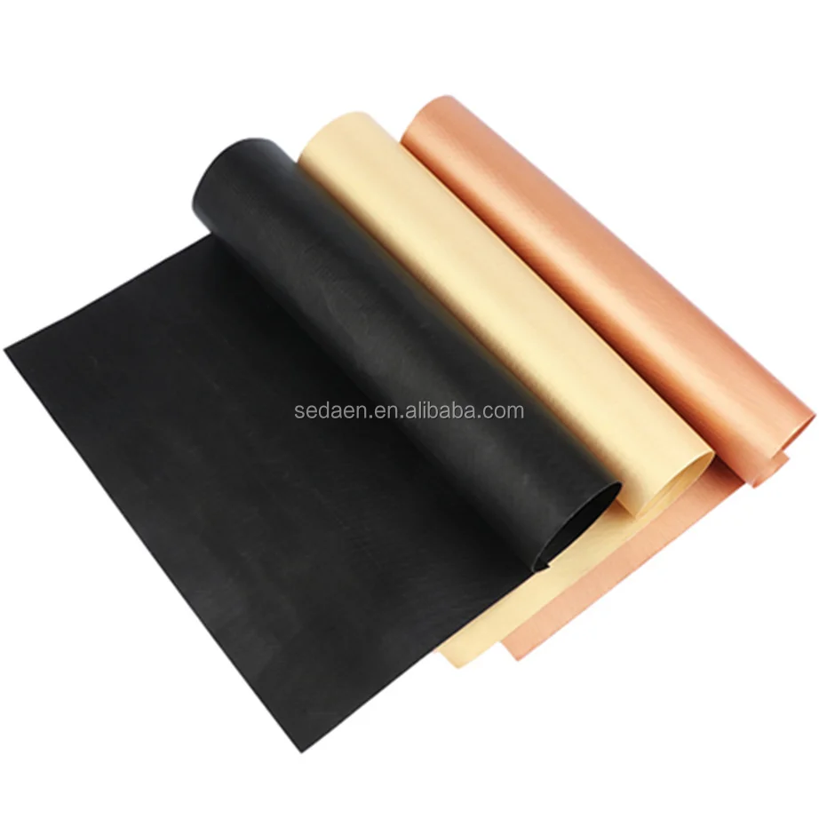 DOUBLE SIZED BBQ GRILL MAT Non-Stick 650 Degree Baking Heavy Duty Reusable Oven Liner PTFE Barbecue Sheets 15.75 x 13 inches