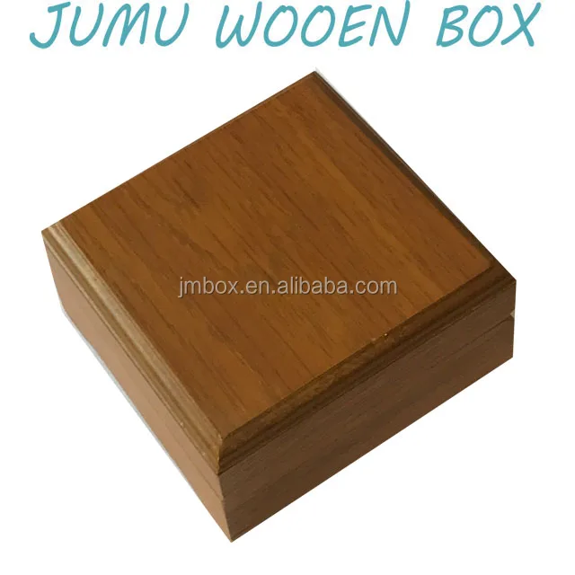 hot sale oka wood luxury wooden coin packaging box