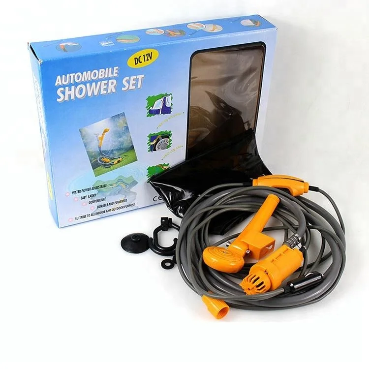 
12V Automobile car camping shower water pump shower set car portable shower 