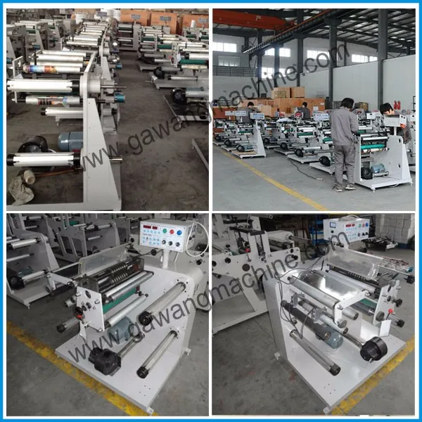 Easy Maintenance Double Guide Label Slitting Machine Slitter Rewinder