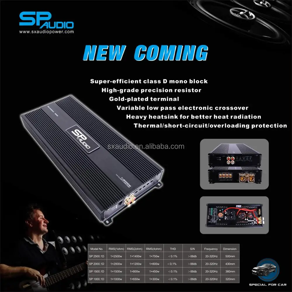 
2000W mono car amplifier,class D car amplifier 12v,Korea style amplifier for best price 