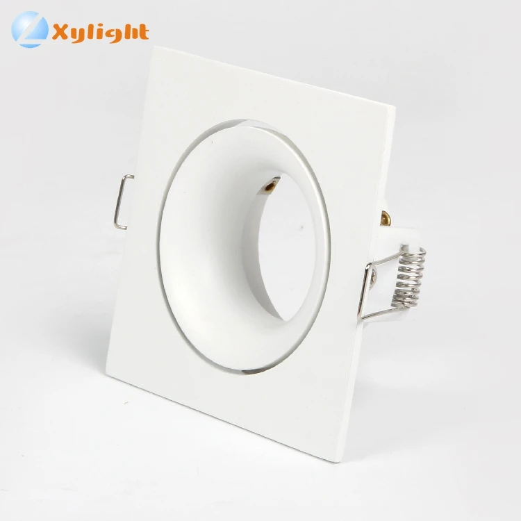 
Ceiling aluminum square 95*95 led recessed home lighting downlight lamp shell MR16 GU10 led lamp housing 