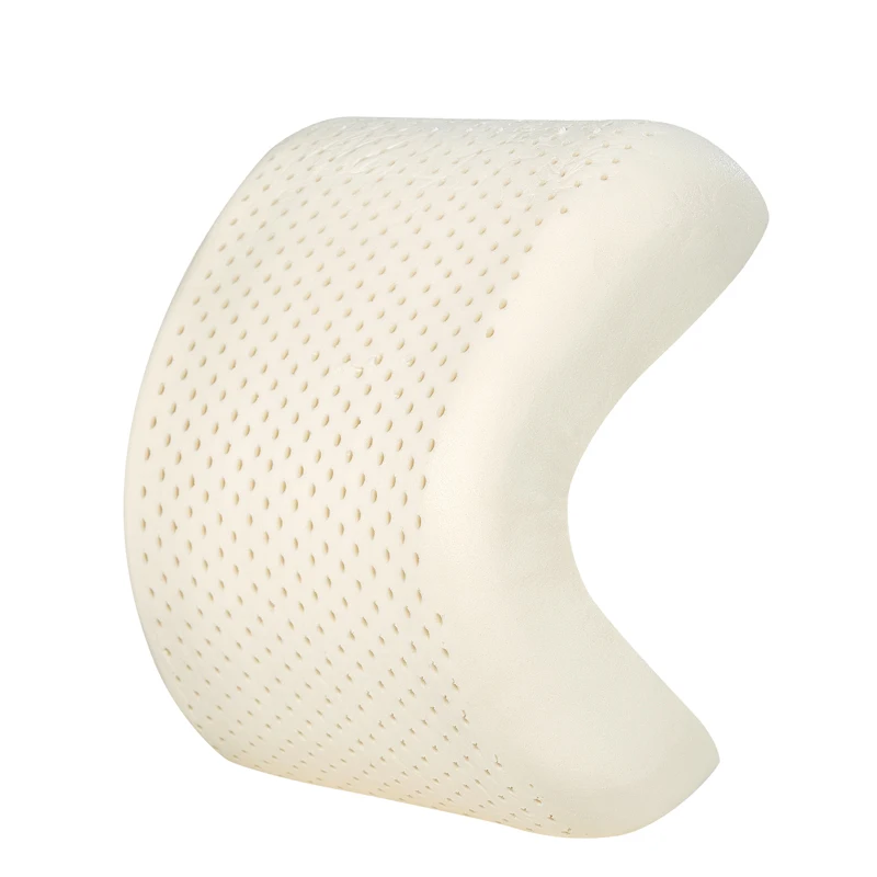 Butterfly shaped lady wave neck support cushion latex foam pillow