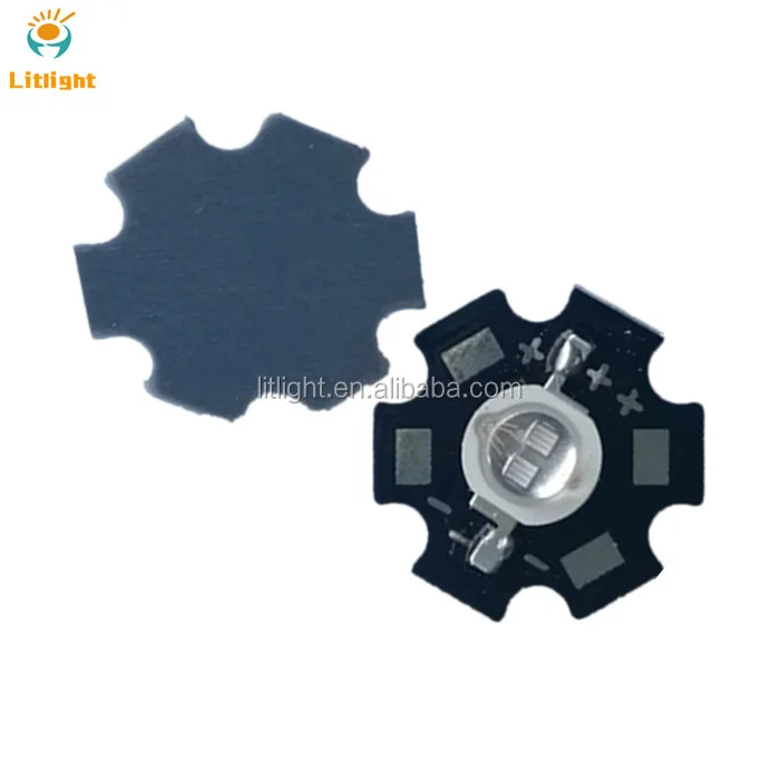 Litlight Epileds Chip 360 nm 370nm UV-A LEDs,  390nm 395nm 400nm 405nm 410nm, High Power 380nm 385nm 3W UV LED 380 nm Diode