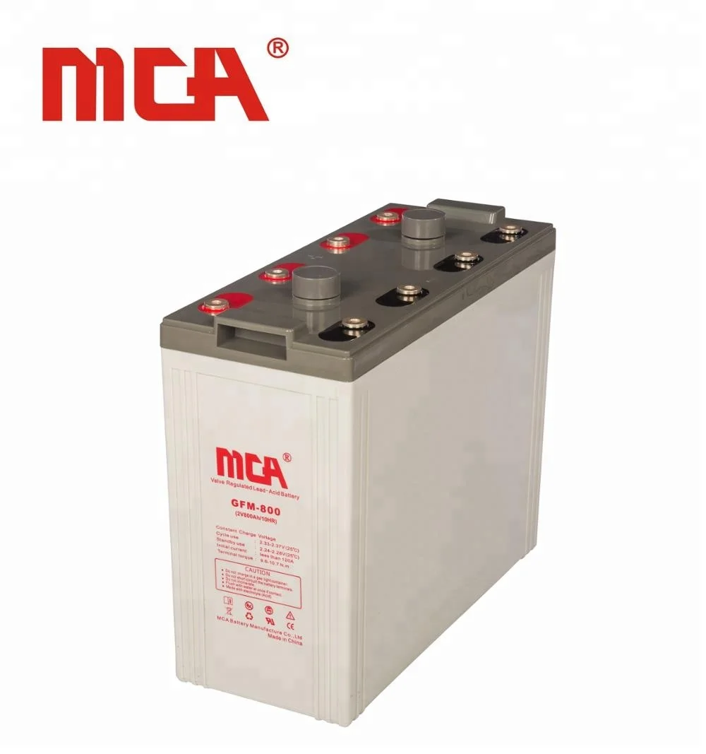 2 Volt Lead Acid Power Batteries 600Ah for Mobile Base Station