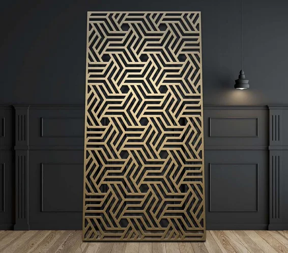 laser cut galvanized metal screens punched aluminum decking