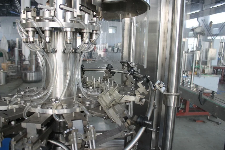 
Hot Sale In China Top Quality Automatic Glass Bottle Gas Water Filling Line/Aerated Water Machine 