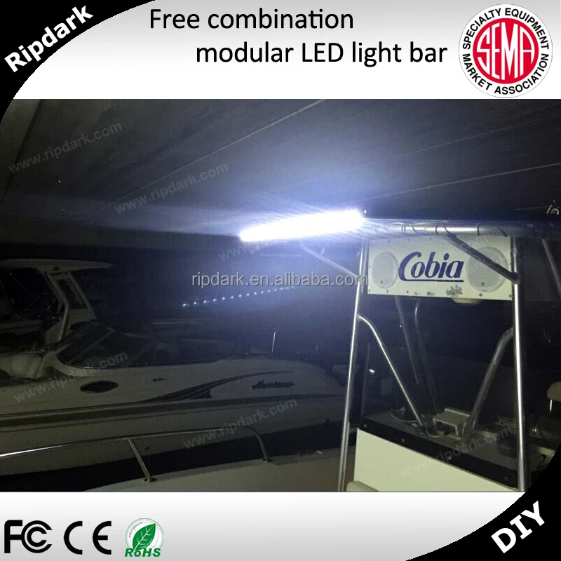 Ripdark patented product 4D / flood auto accessory led lights bar for cars 250w off road led bar light