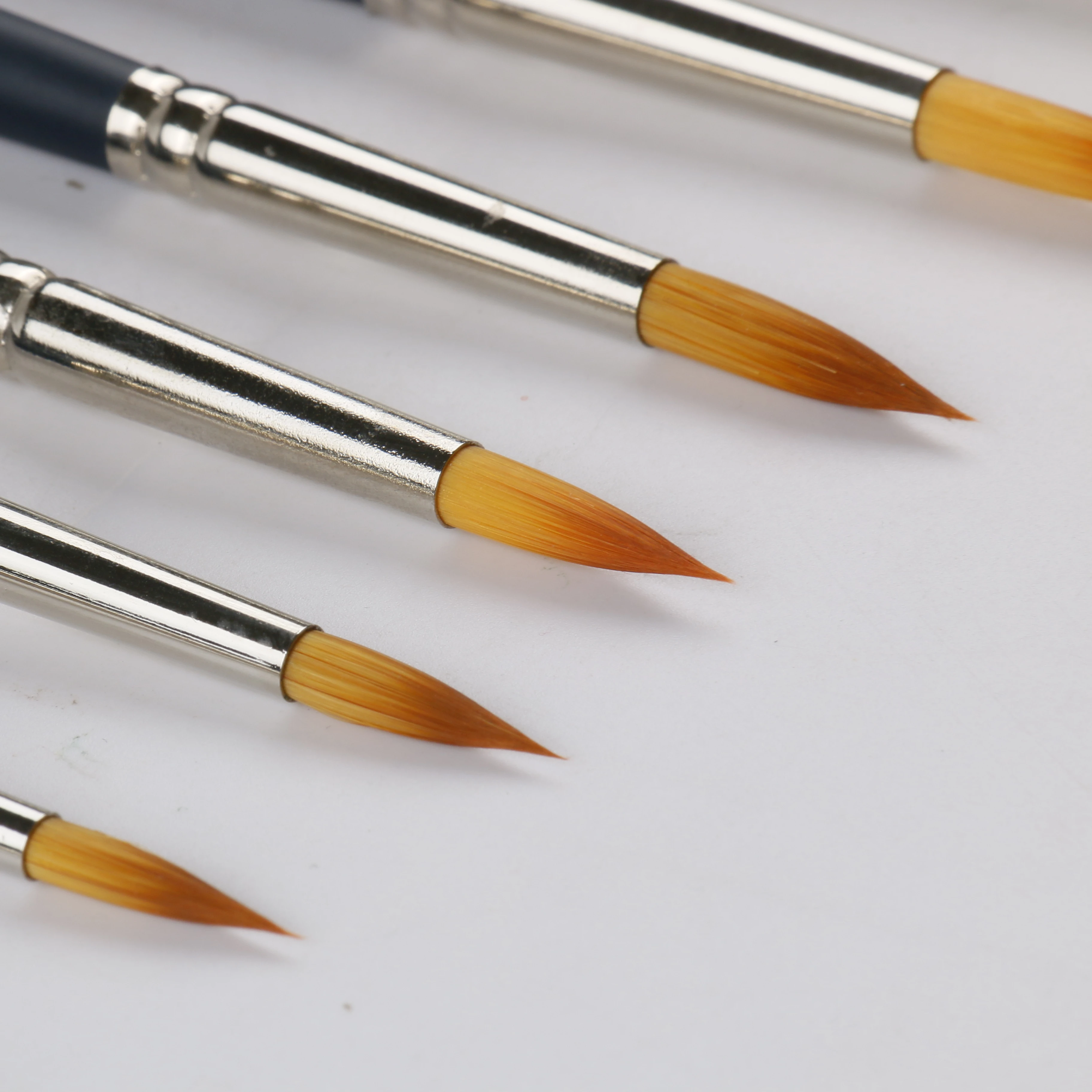 Giorgione G-1000 Single Multi-functional Wood Handle Metal Ferrule Nylon Hair Acrylic Oil Watercolor Brush