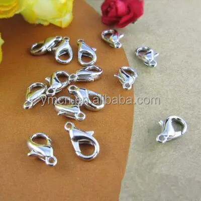 1000pcs/lot Wholesale 10mm Brass Gold Lobster Claw/Clasp zinc Alloy Necklace or Bracelet Clasp NICKLE FREE