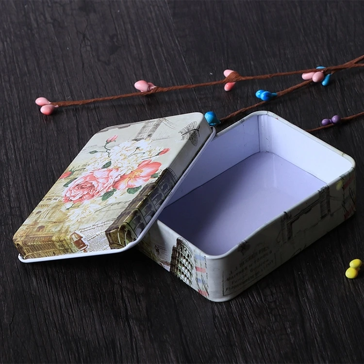 Embossed candy tin cans , candy tins, candy tin box