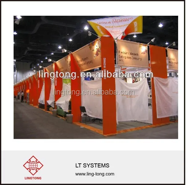 standard aluminium exhibition stand for trade show and display