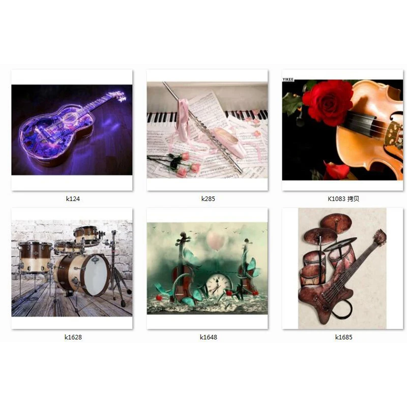 
diamond painting full Musical Instruments 