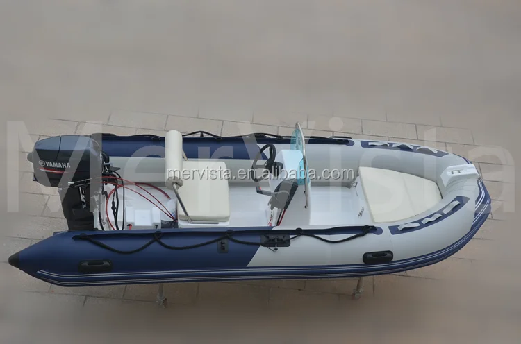 Made In China PVC Mini Rib 4 Meter Center Console Boat With Motor