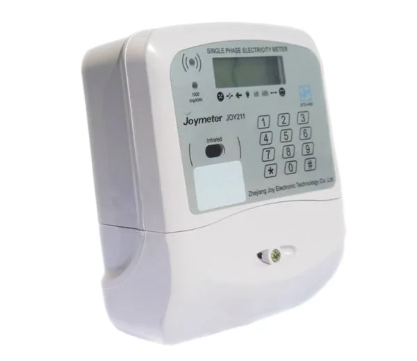 1P single phase sts prepayment energy meter kwh counter with keypad