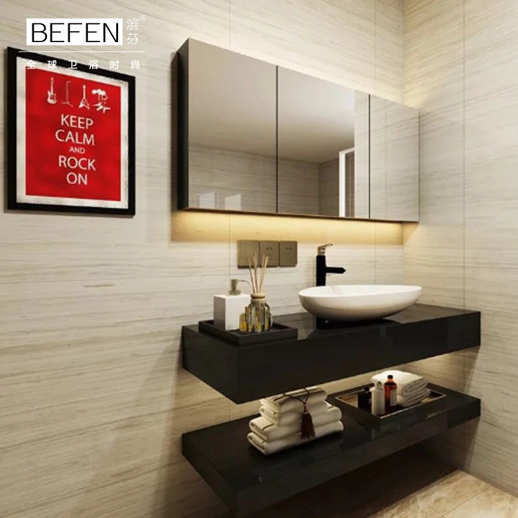 Дорогой индивидуальный дизайн, полный комплект, настенный шкаф для ванной комнаты, современный шкаф для ванной комнаты