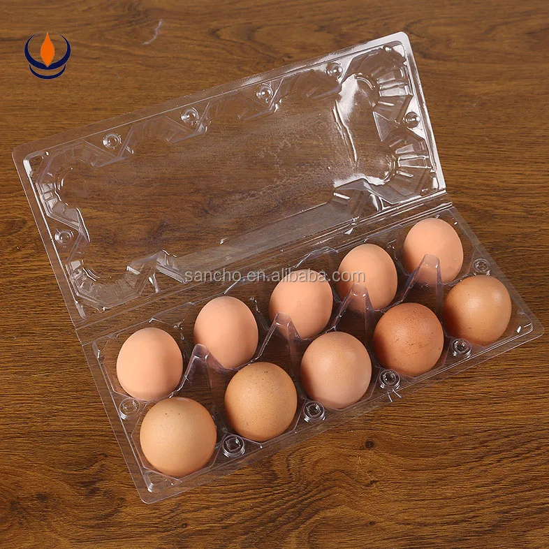 plastic egg packaging container
