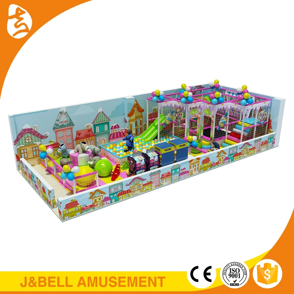 Luxury kids indoor soft playground plastic slides price
