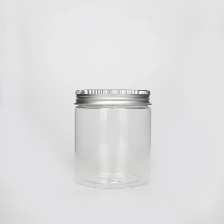 3oz 4oz 5oz 6oz 8oz 10oz 12oz 16oz Wholesale Cheap Food Grade clear PET Plastic Dog Treat Jar with Screw Lid